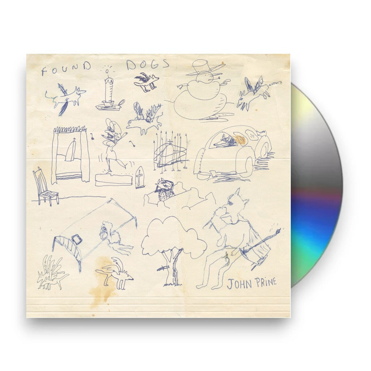Packshot: John Prine – Found Dogs (CD) CD | Relix