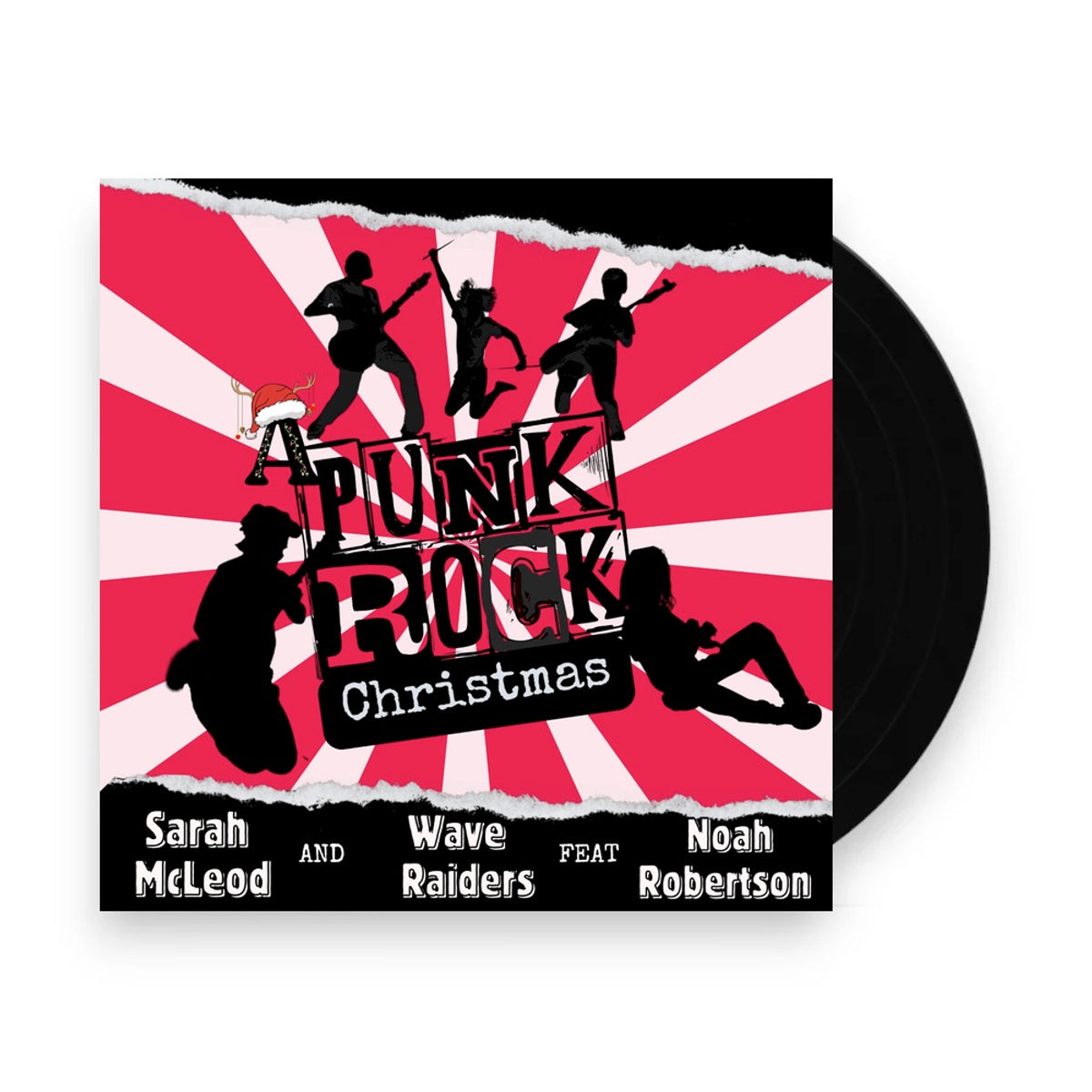 Packshot: John Waters – It's a Punk Rock Christmas (color 7inch 7" Vinyl) Vinyl LP | Relix