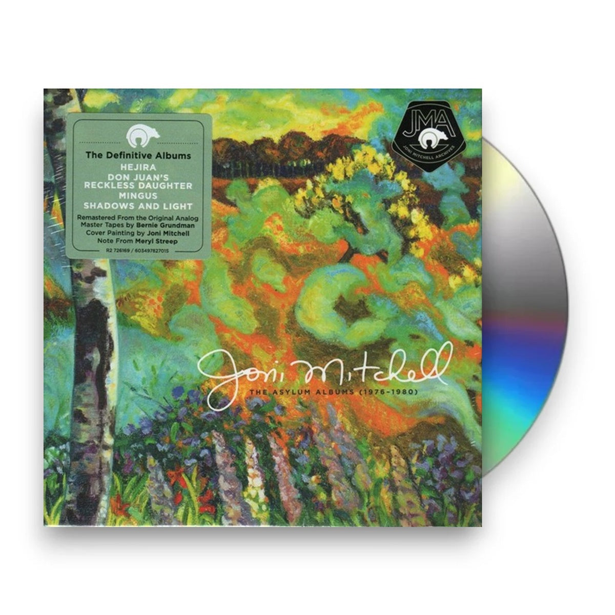 Packshot: Joni Mitchell – Asylum Albums (1976-1980, Box CD) CD | Relix