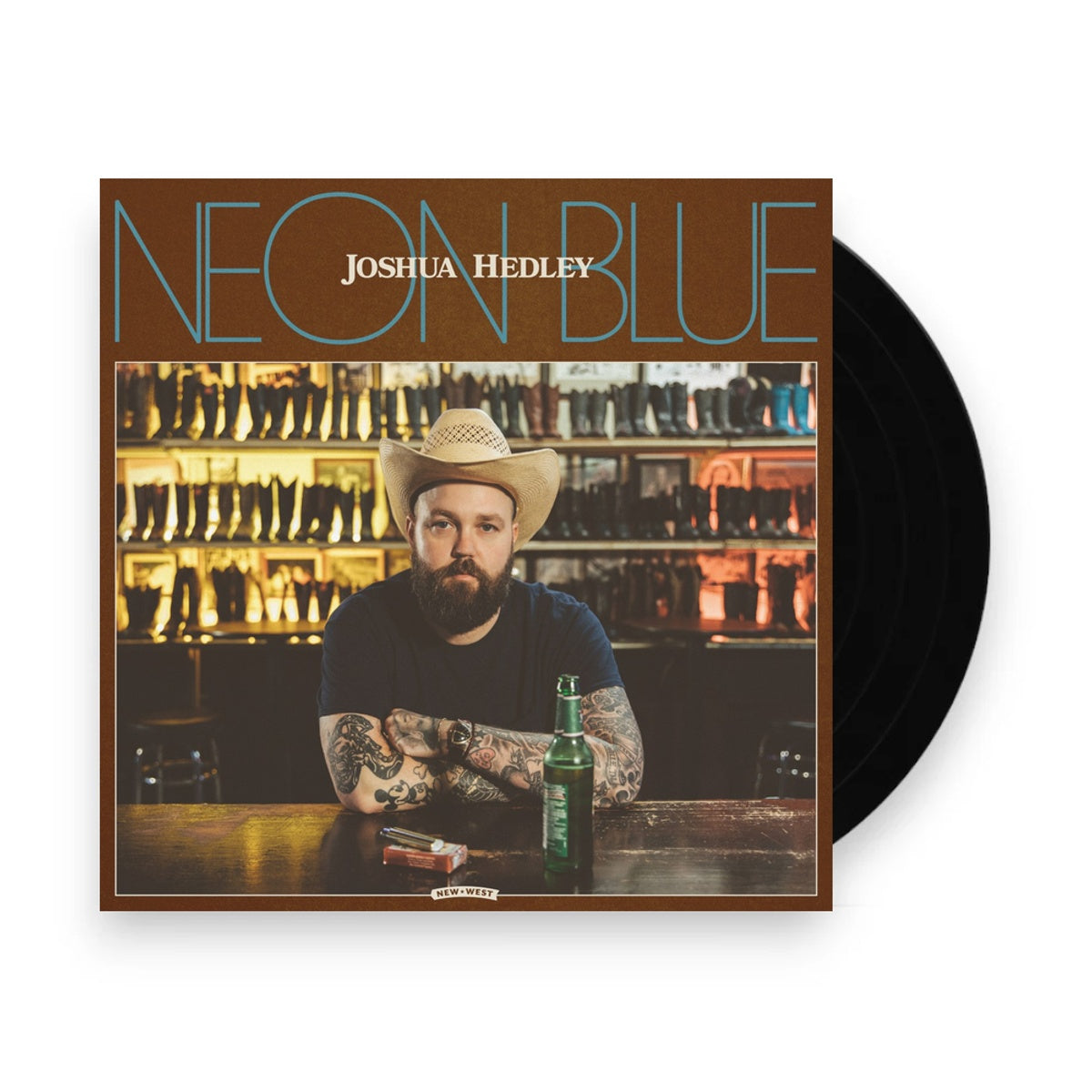 Packshot: Joshua Hedley – Neon Blue Vinyl LP | Relix