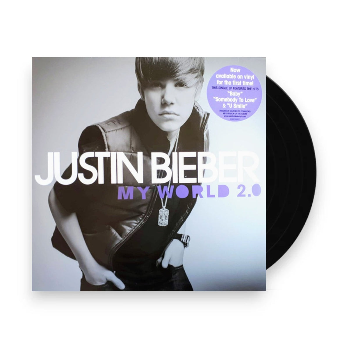 Packshot: Justin Bieber – My World 2.0 (LP Vinyl) Vinyl LP | Relix