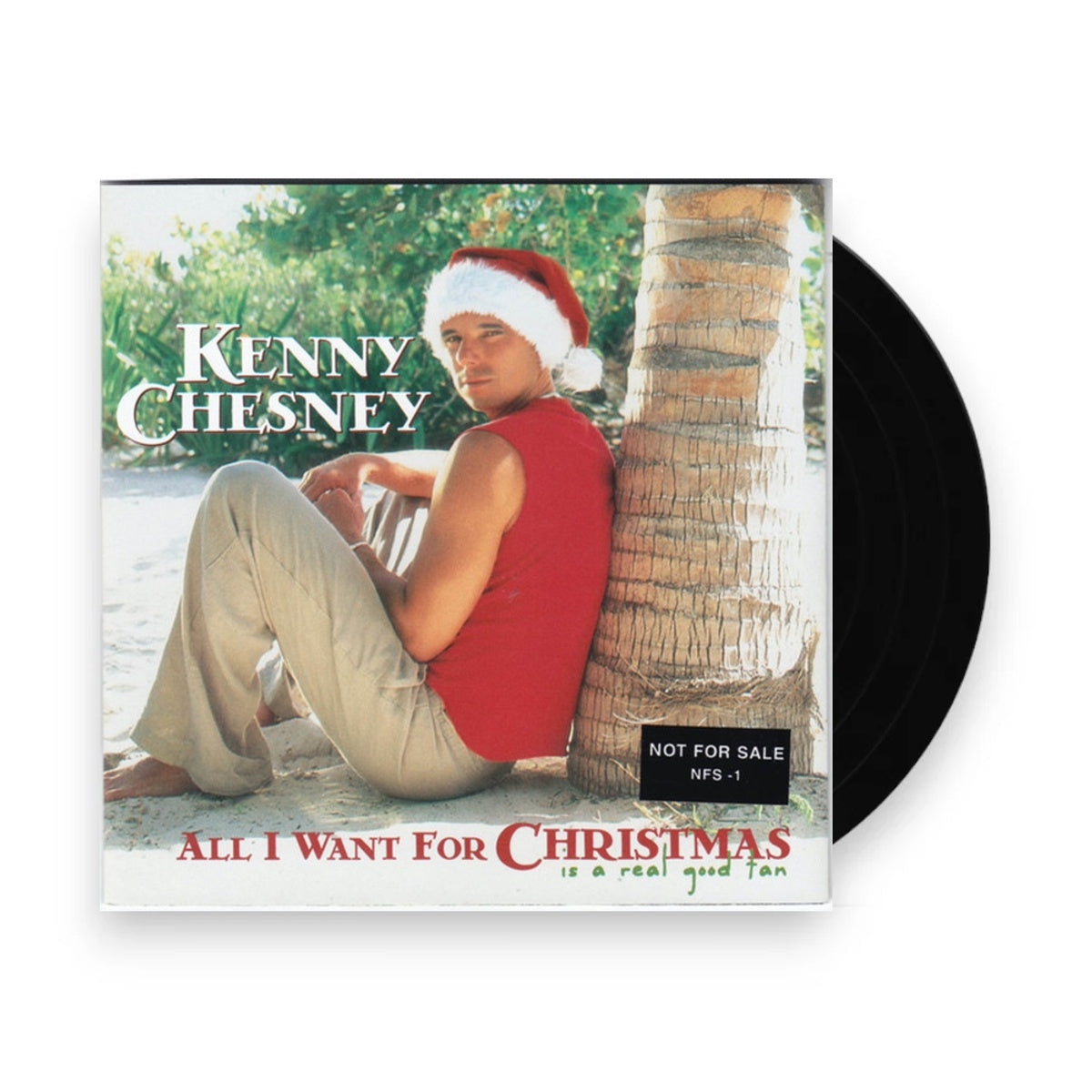 Packshot: Kenny Chesney – All I Want For Christmas Is A Real Good Tan Vinyl LP | Relix