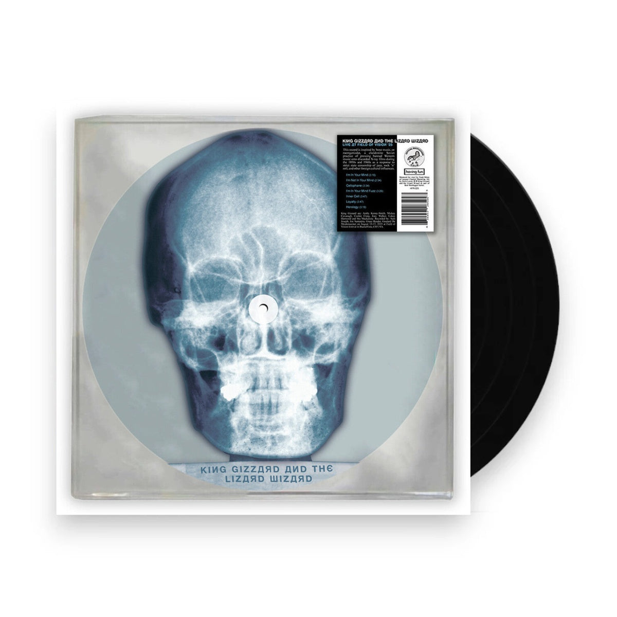 Packshot: King Gizzard & Lizard Wizard – Skull X-Ray - Deluxe Edition (LP Vinyl) Vinyl LP | Relix