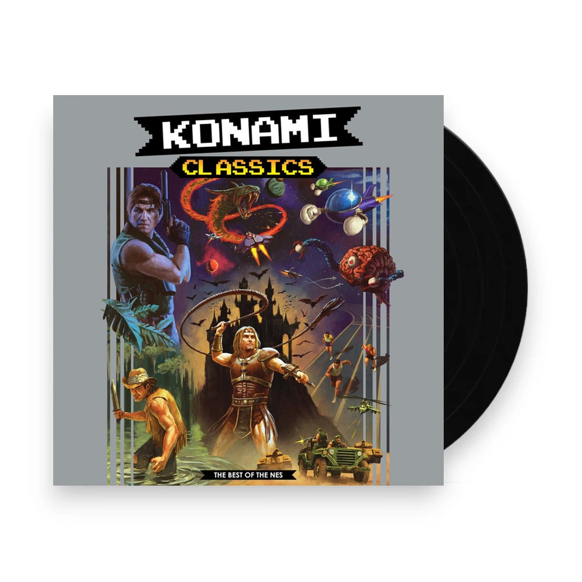 Packshot: Konami Kukeiha Club (Colv) (Red) (Ylw) – Konami Classics: The Best Of The Nes - O.S.T. (LP Vinyl) Vinyl LP | Relix
