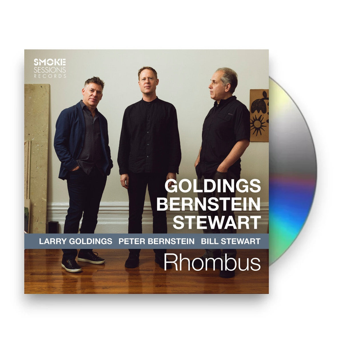 Packshot: Larry Goldings  / Bernstein,Peter / Stewart,Bill – Rhombus CD | Relix