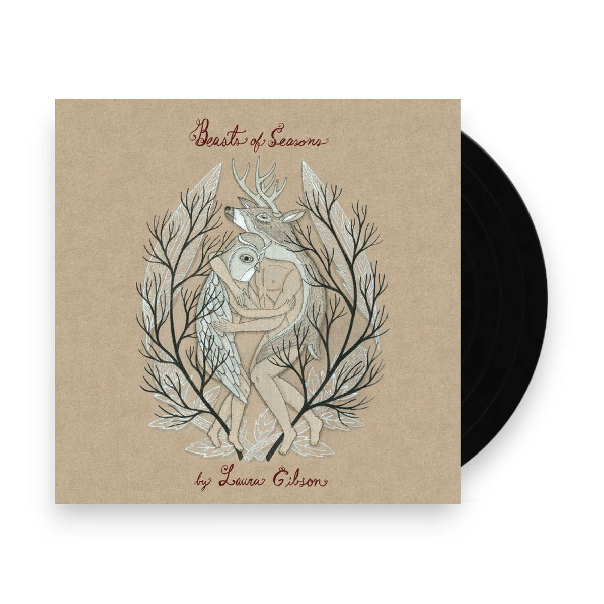 Packshot: Laura Gibson – Beasts Of Seasons - Black Cherry & Lavender (Colored LP Vinyl) Vinyl LP | Relix