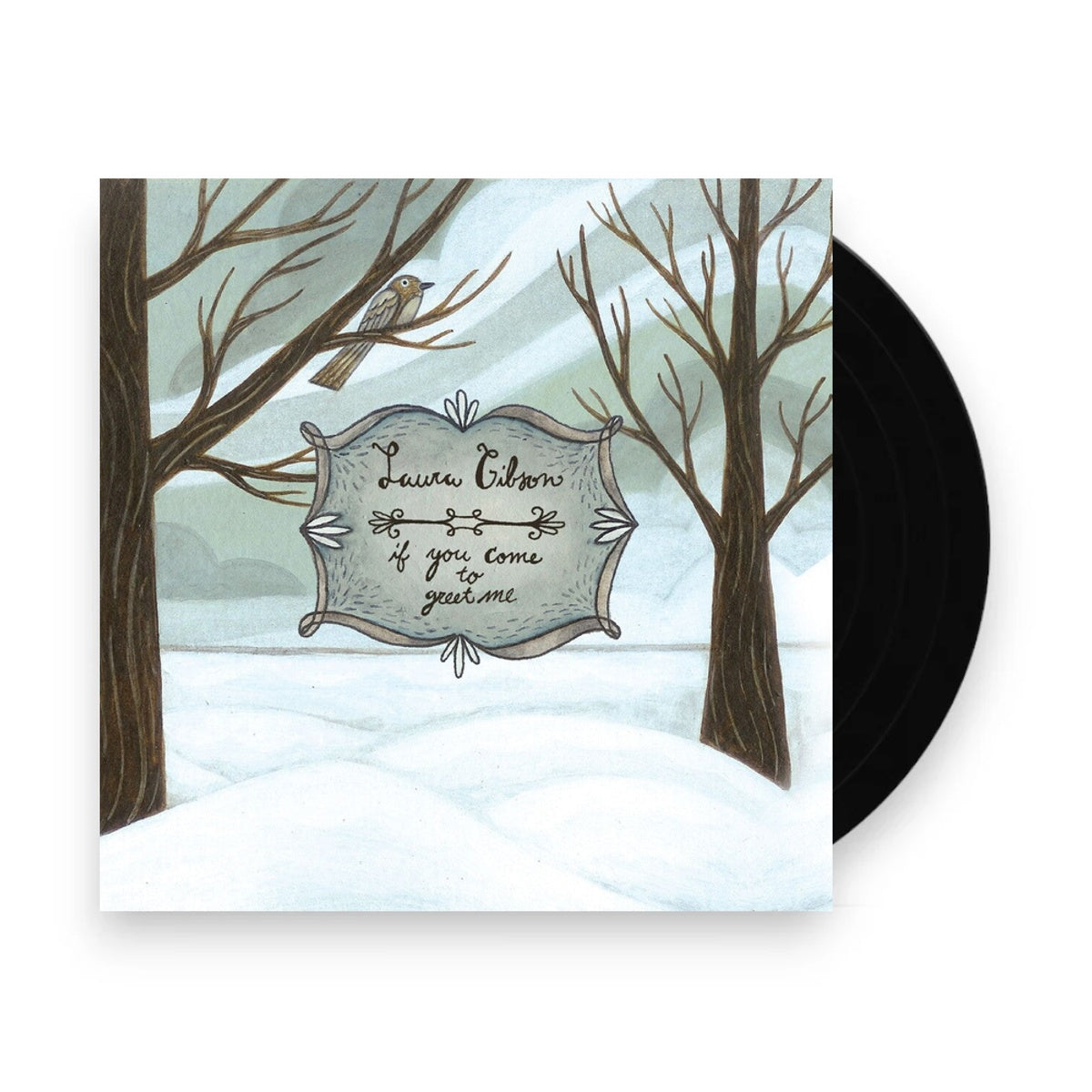 Packshot: Laura Gibson – If You Come To Greet Me - Graphite Eco (Colored LP Vinyl) Vinyl LP | Relix