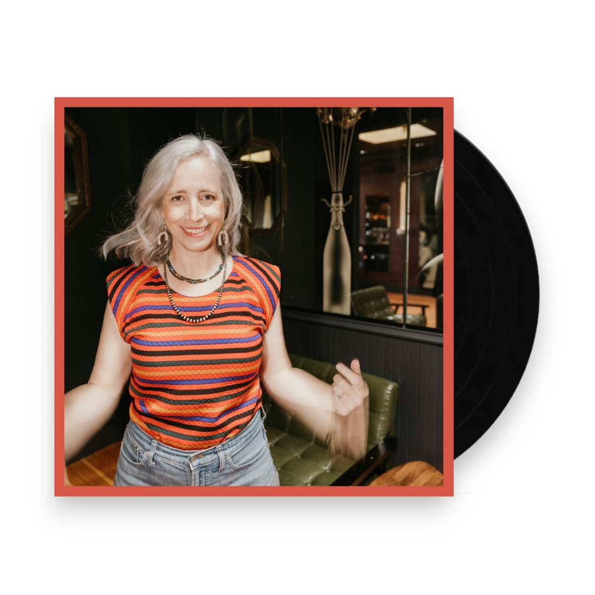 Packshot: Laura Veirs – Temple Songs - Transparent Red Vinyl (Clear, Red LP Vinyl) Vinyl LP | Relix
