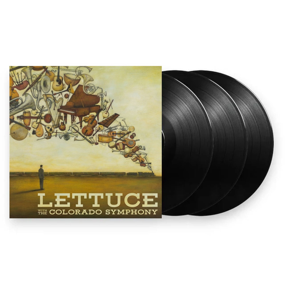 Packshot: Lettuce – Lettuce with the Colorado Symphony (Double Gatefold Jacket LP Vinyl) Vinyl LP | Relix
