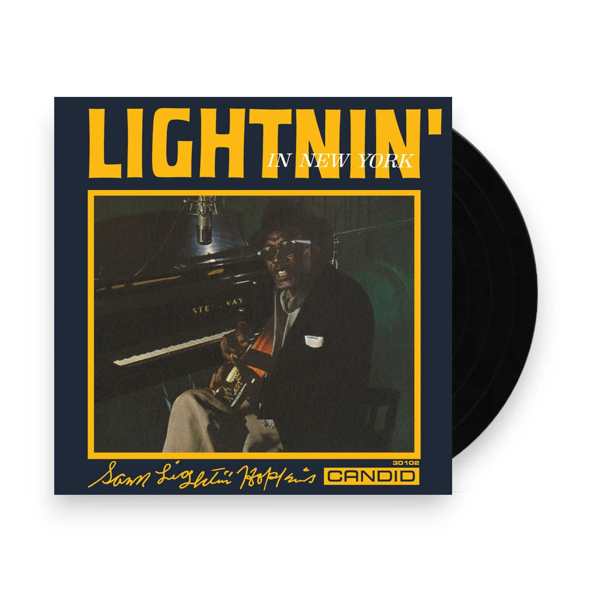 Packshot: Lightnin' Hopkins – Lightnin' In New York (180 Gram LP Vinyl) Vinyl LP | Relix
