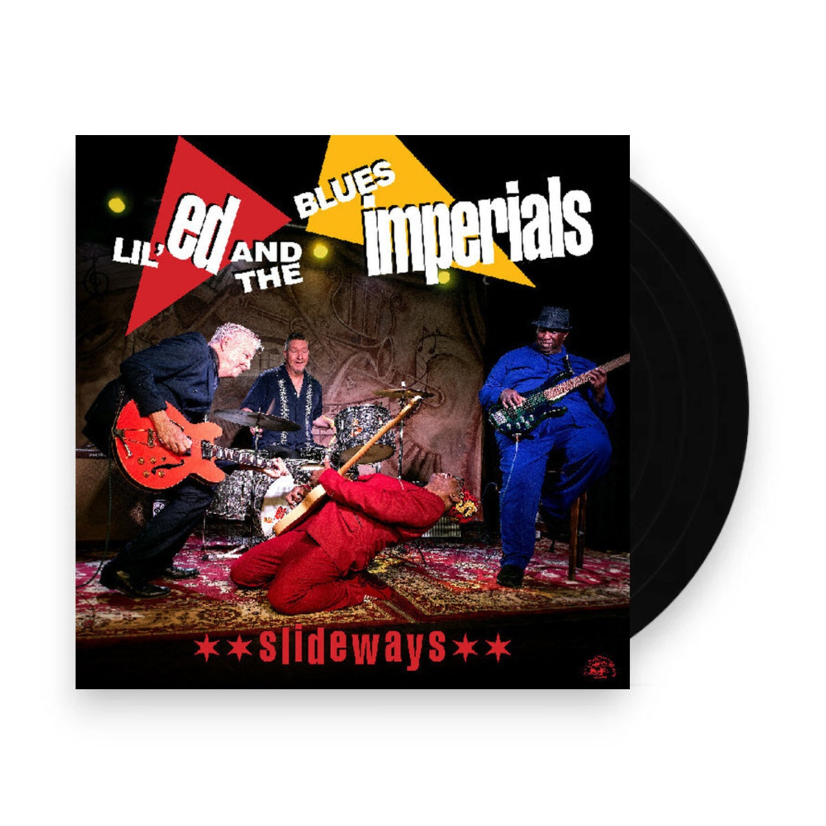 Packshot: Lil Ed / Blues Imperials – Slideways (Clear, Red LP Vinyl) Vinyl LP | Relix
