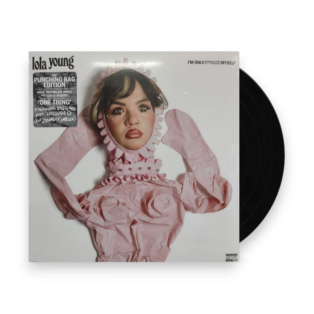 Packshot: Lola Young – I'm Only F**king Myself (The 'Punching Bag' Edition Marble LP Vinyl) Vinyl LP | Relix