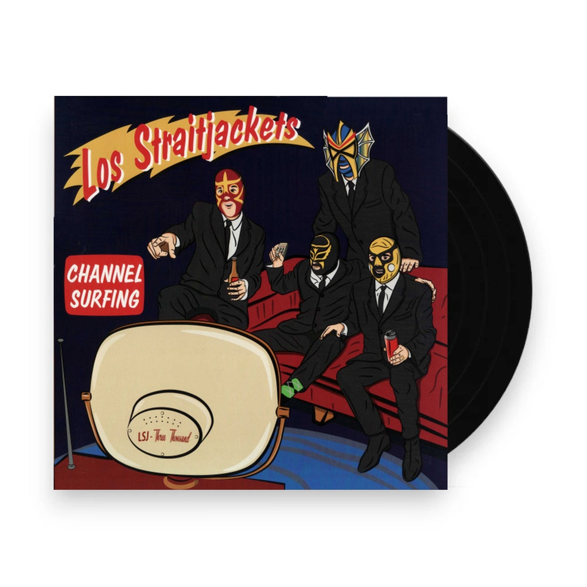 Packshot: Los Straitjackets – Channel Surfing EP Vinyl LP | Relix