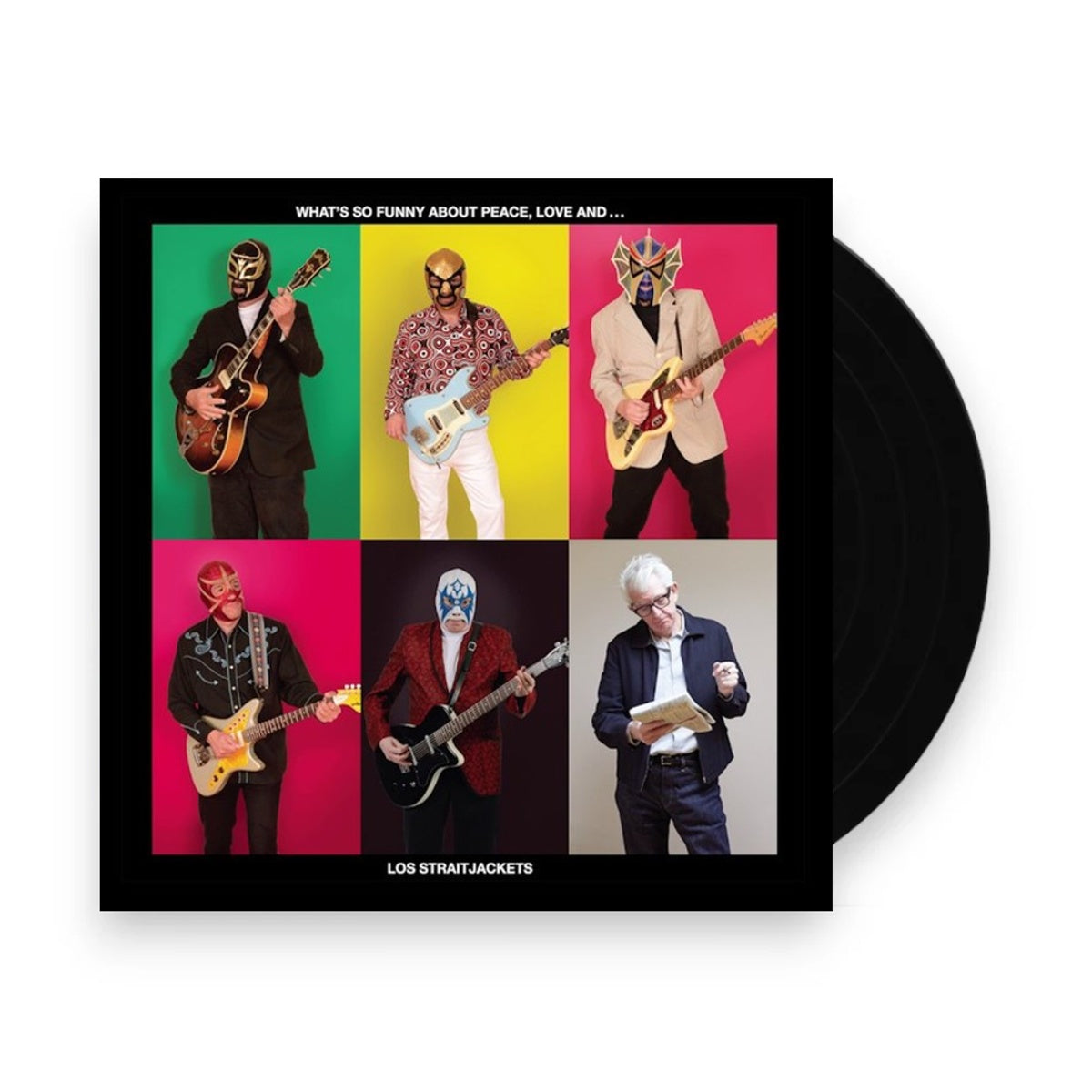 Packshot: Los Straitjackets – What's So Funny About Peace, Love and Los Straitjackets Vinyl LP | Relix