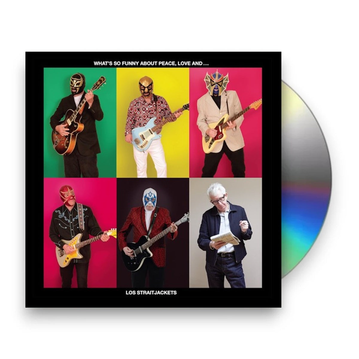 Packshot: Los Straitjackets – What's So Funny About Peace Love & Los Straijacket CD | Relix