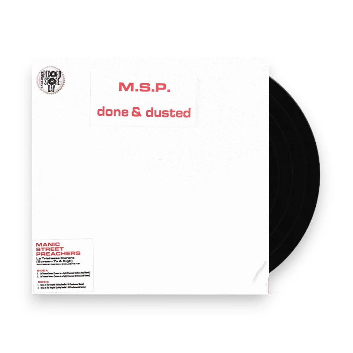 Packshot: Manic Street Preachers – La Tristesse Durera (Scream To A Sigh, RSD Drops Aug 2020 LP Vinyl) Vinyl LP | Relix