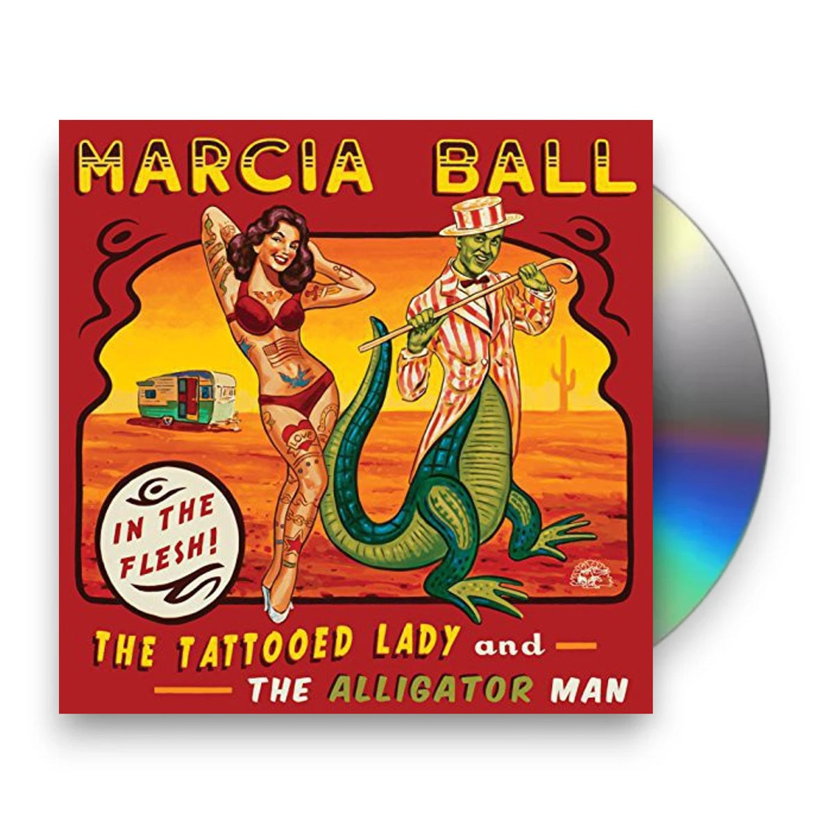 Packshot: Marcia Ball – Tattooed Lady & the Alligator Man CD | Relix