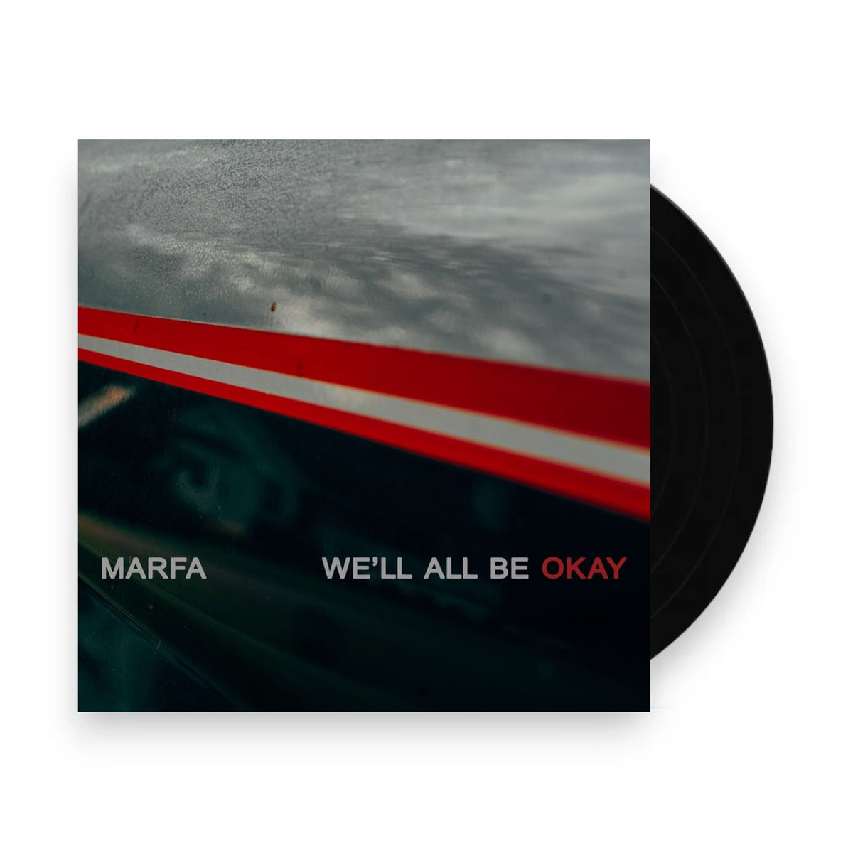 Packshot: Marfa – We'll All Be Okay (Translucent Red EP LP Vinyl) Vinyl LP | Relix