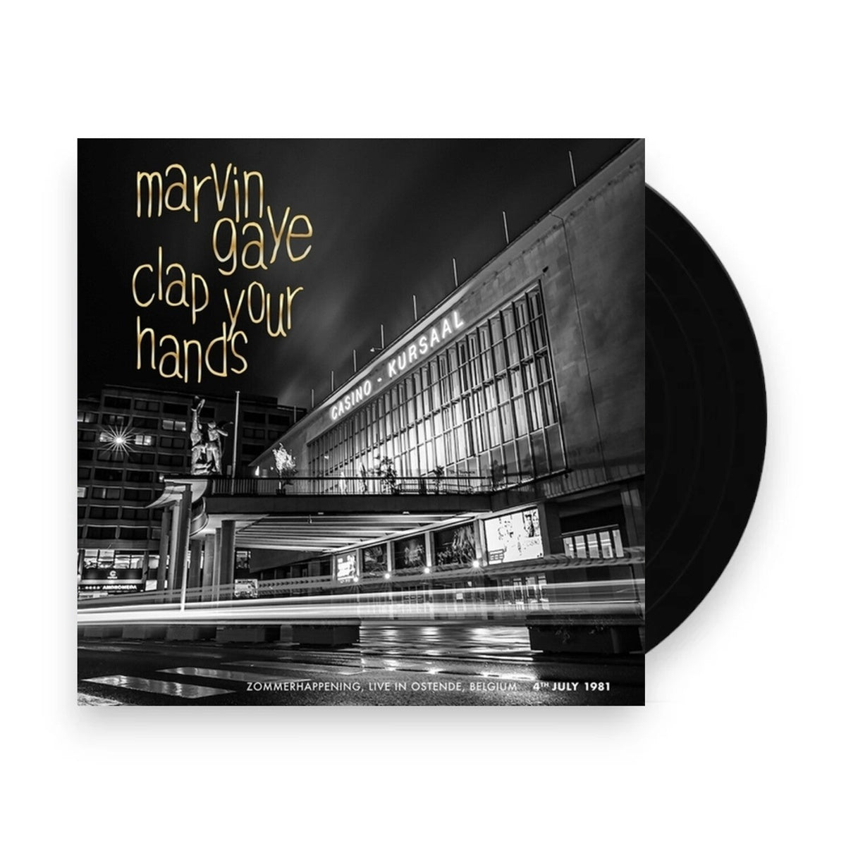 Packshot: Marvin Gaye – Clap Your Hands: Zommerhappening, Live In Ostende Vinyl LP | Relix