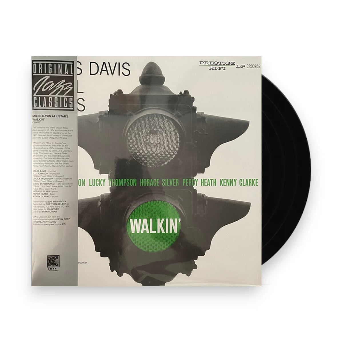 Packshot: Miles Davis All Stars – Walkin' (Original Jazz Classics Series, 180 Gram LP Vinyl) Vinyl LP | Relix