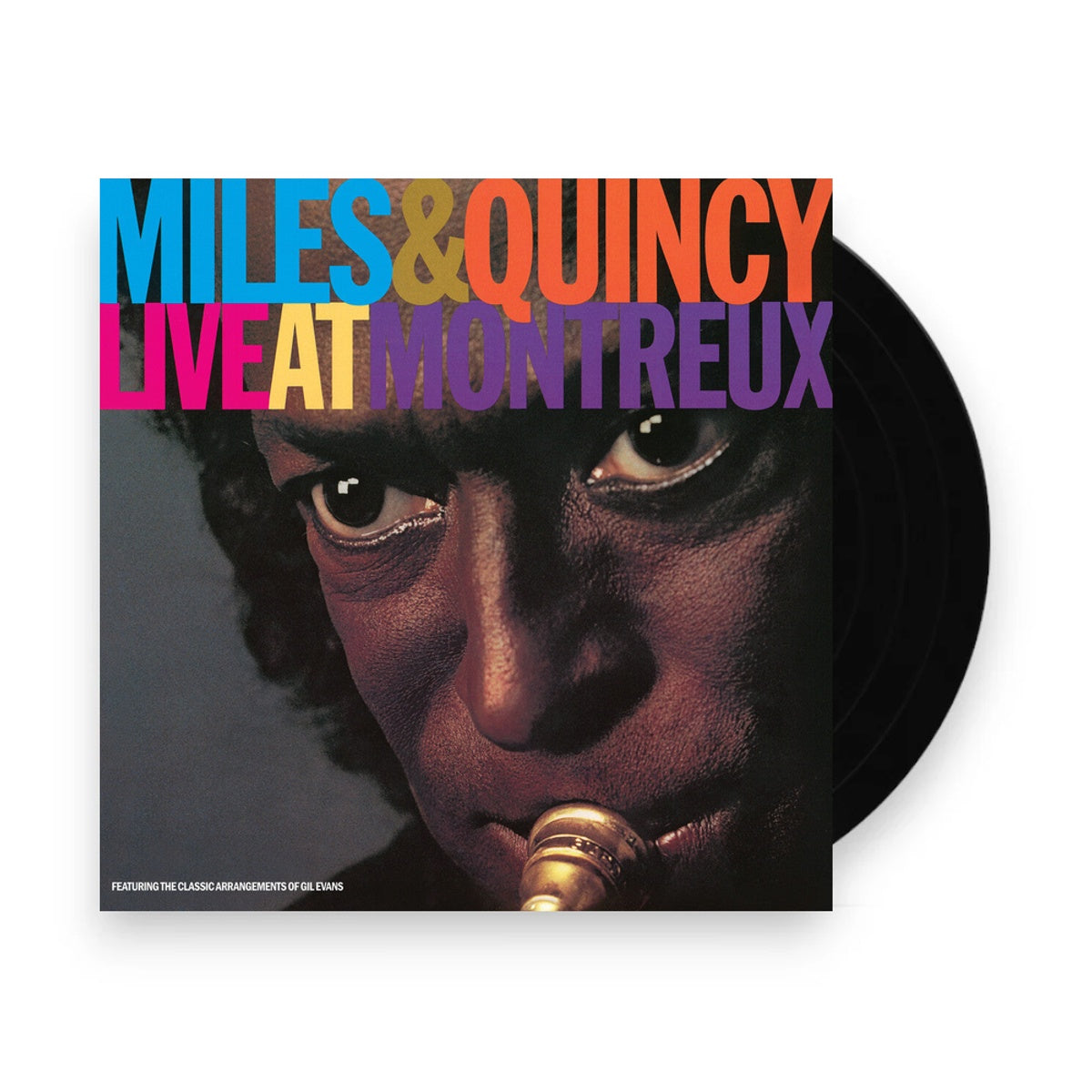 Packshot: Miles Davis  / Jones,Quincy – Live At Montreux (Rhino Reserve LP Vinyl) Vinyl LP | Relix