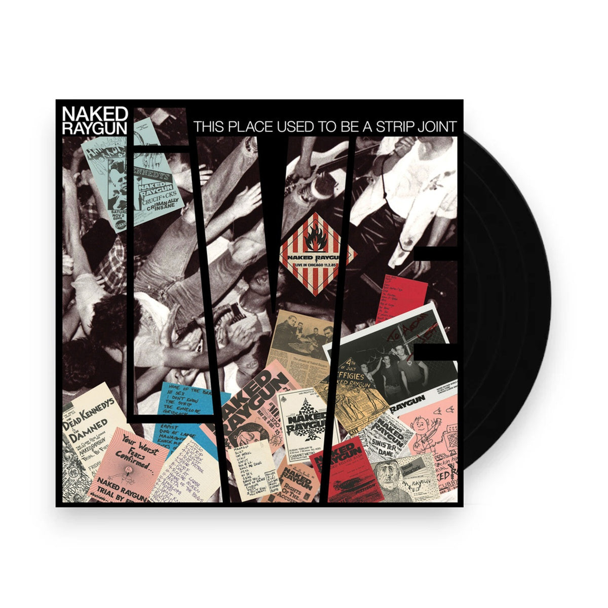 Packshot: Naked Raygun – This Place Used To Be A Strip Joint (LP Vinyl) Vinyl LP | Relix