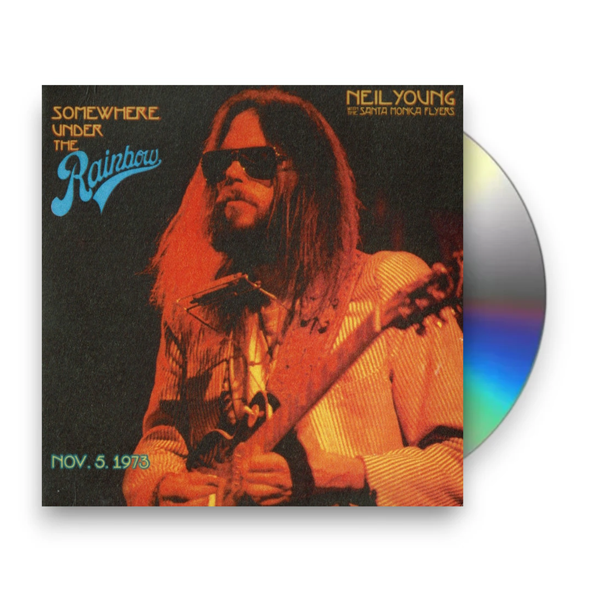 Packshot: Neil Young – Somewhere Under the Rainbow 1973 (2-CD) CD | Relix