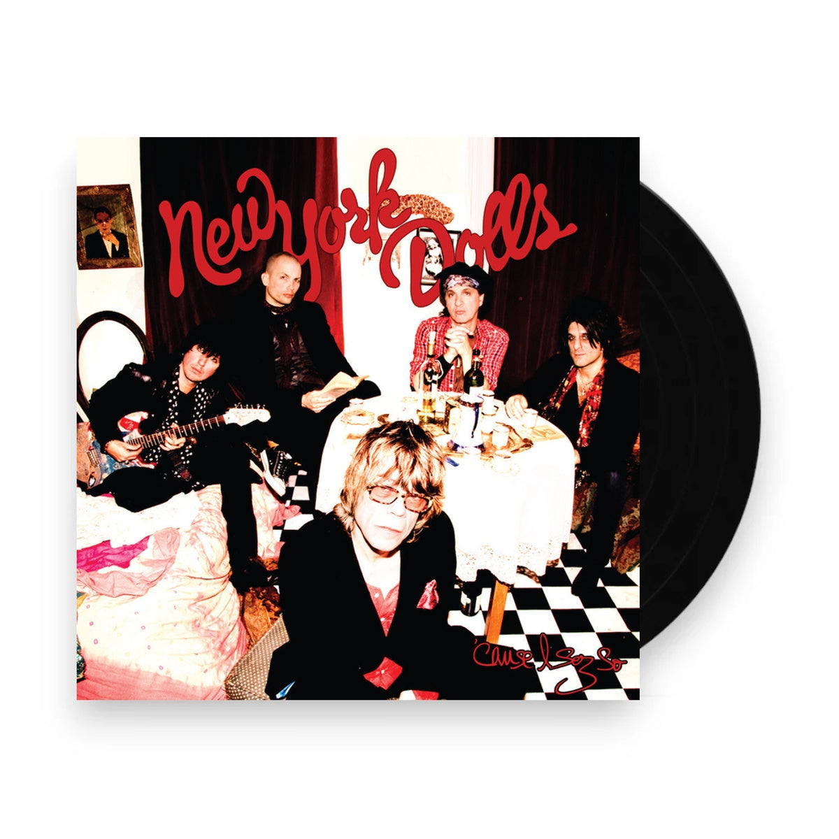 Packshot: New York Dolls – Cuz I Sez So (Red Colored, Rktbr25, Brick & Mortar Exclusive LP Vinyl) Vinyl LP | Relix