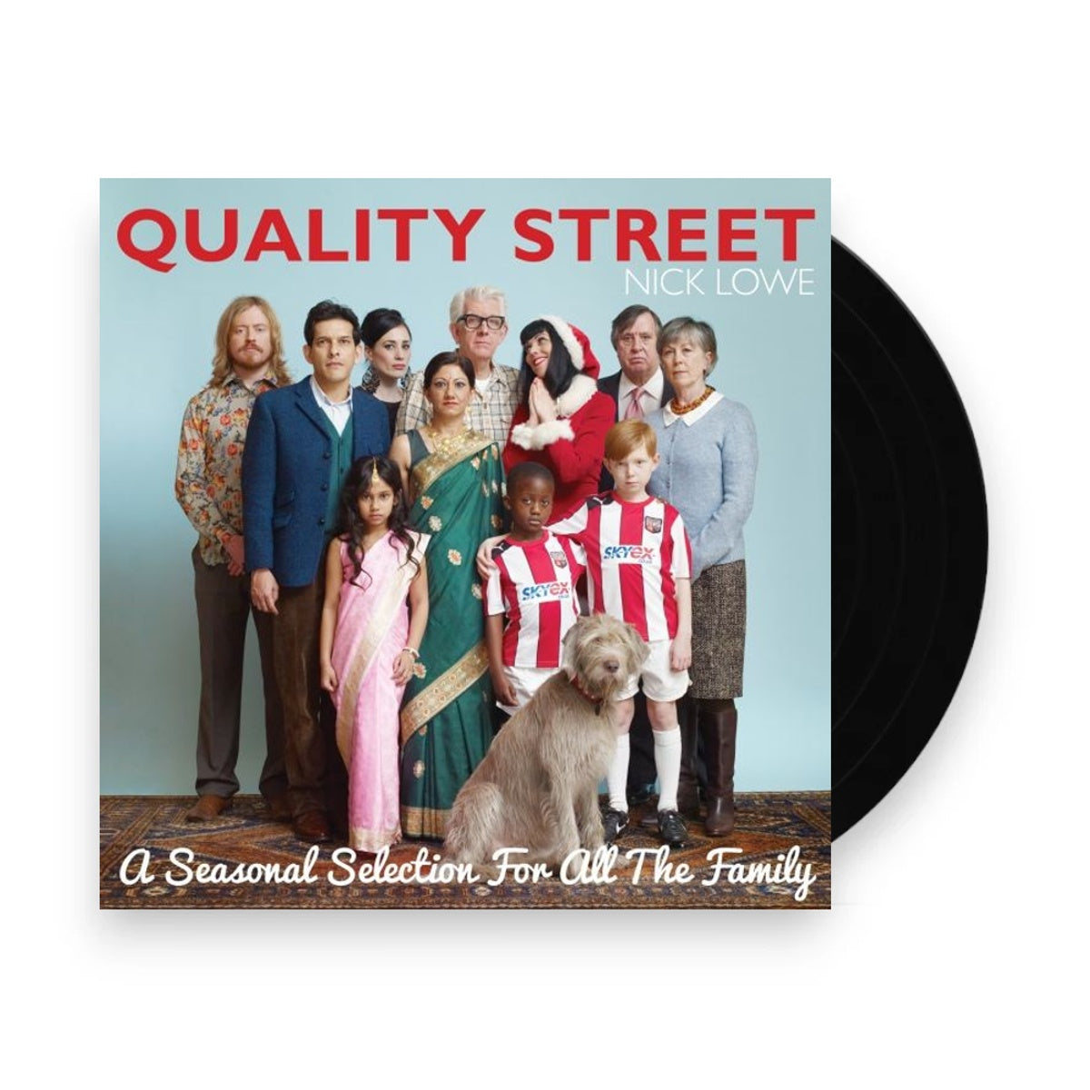 Packshot: Nick Lowe – Quality Street: A Seasonal Selection For All The Family Vinyl LP | Relix