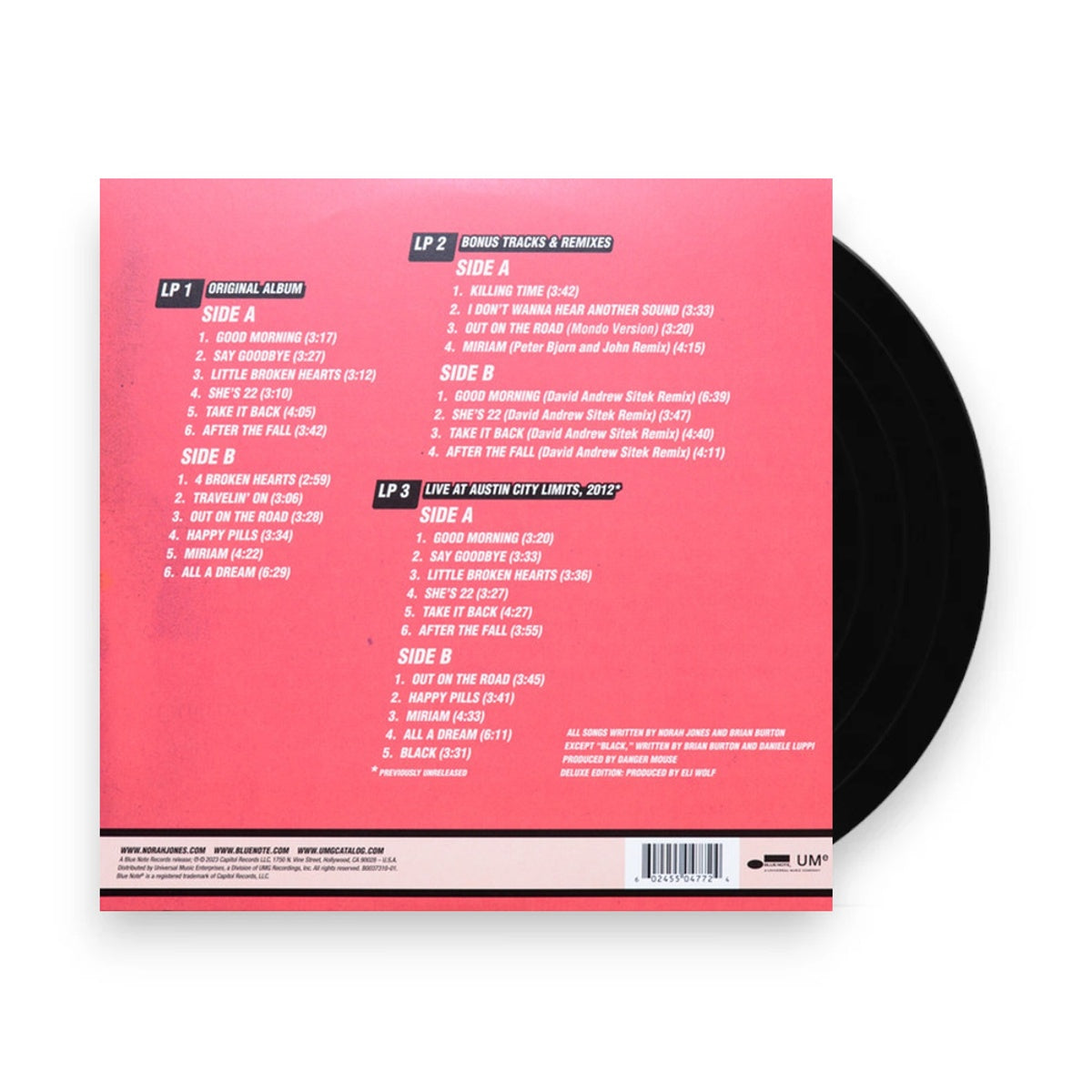 Packshot: Norah Jones – Little Broken Hearts: Reissue (Deluxe LP Vinyl) Vinyl LP | Relix