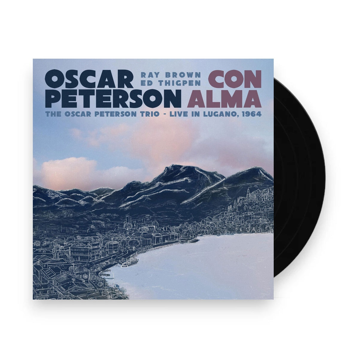 Packshot: Oscar Peterson – Con Alma: The Oscar Peterson Trio Live In Lugano Vinyl LP | Relix