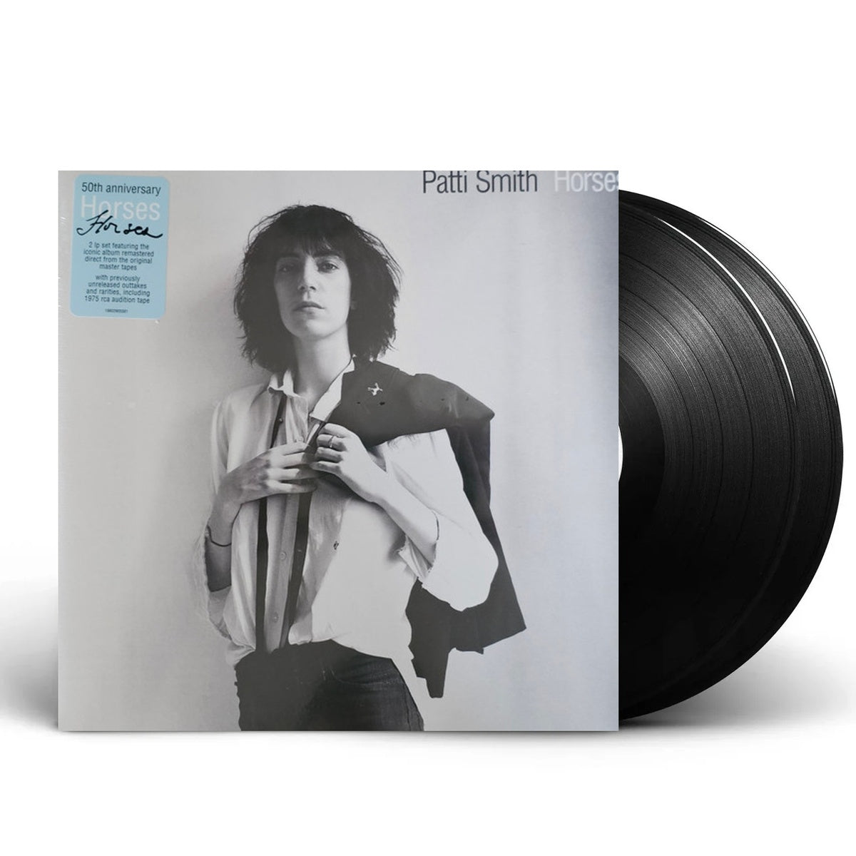 Packshot: Patti Smith – Horses (50th Anniversary 2-LP Vinyl) Vinyl LP | Relix