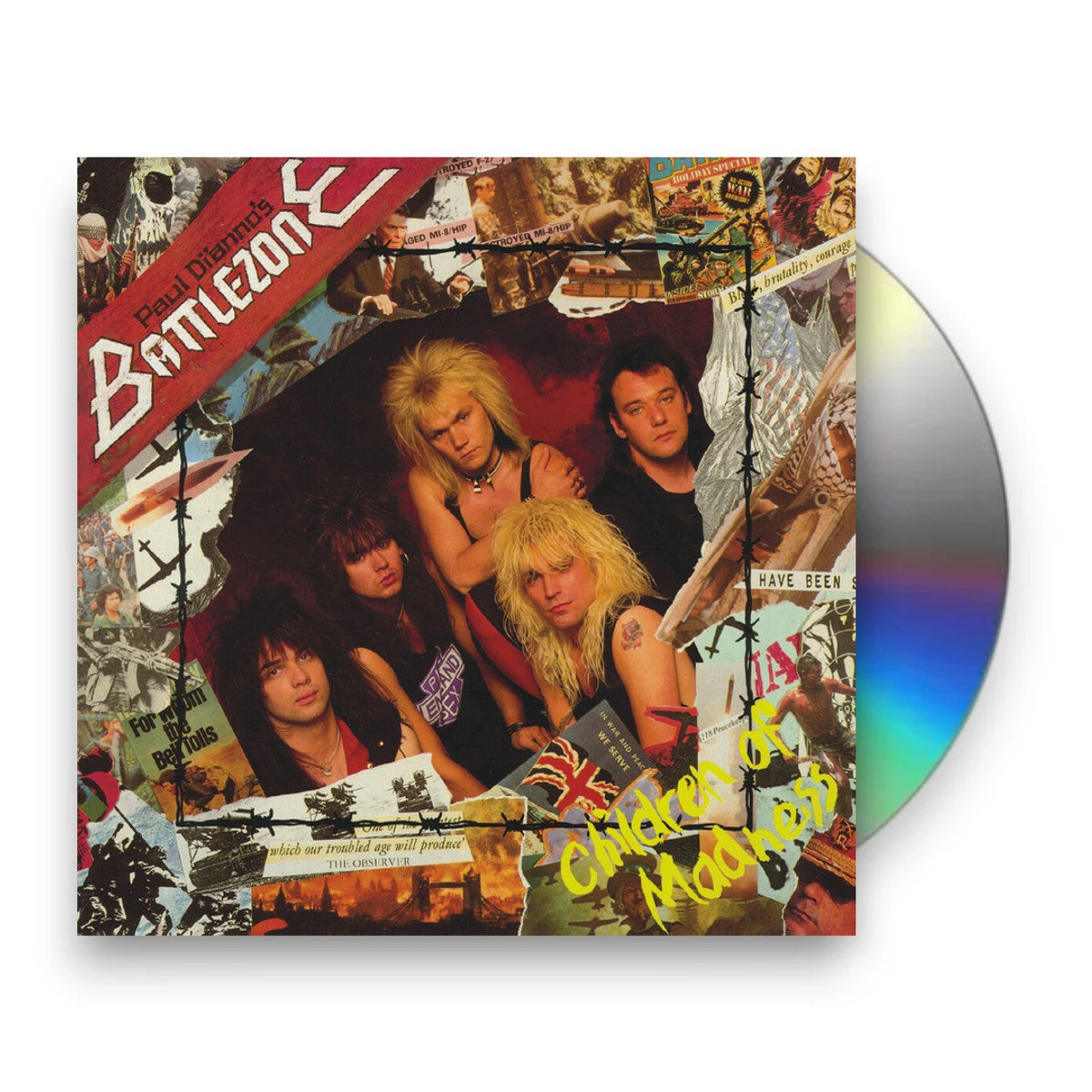 Packshot: Paul Di'anno  Battlezone – Children Of Madness (Digipak CD) CD | Relix