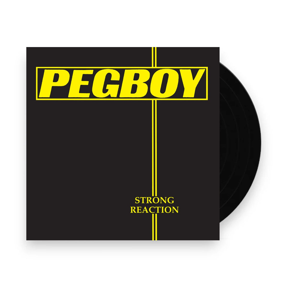 Packshot: Pegboy – Strong Reaction - Yellow (Colored, Ylw LP Vinyl) Vinyl LP | Relix