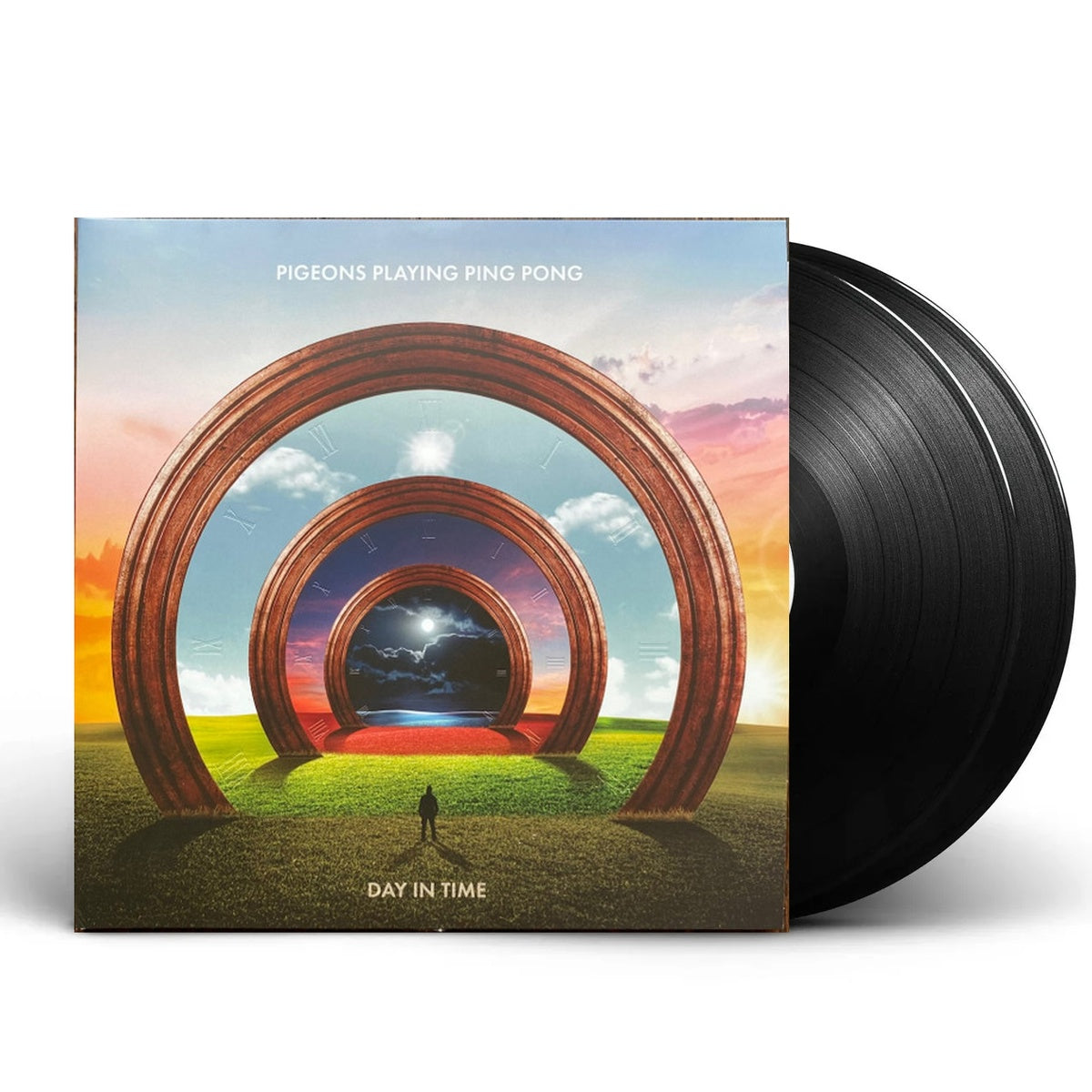 Packshot: Pigeons Playing Ping Pong – Day In Time - Black Galaxy (Colored LP Vinyl) Vinyl LP | Relix