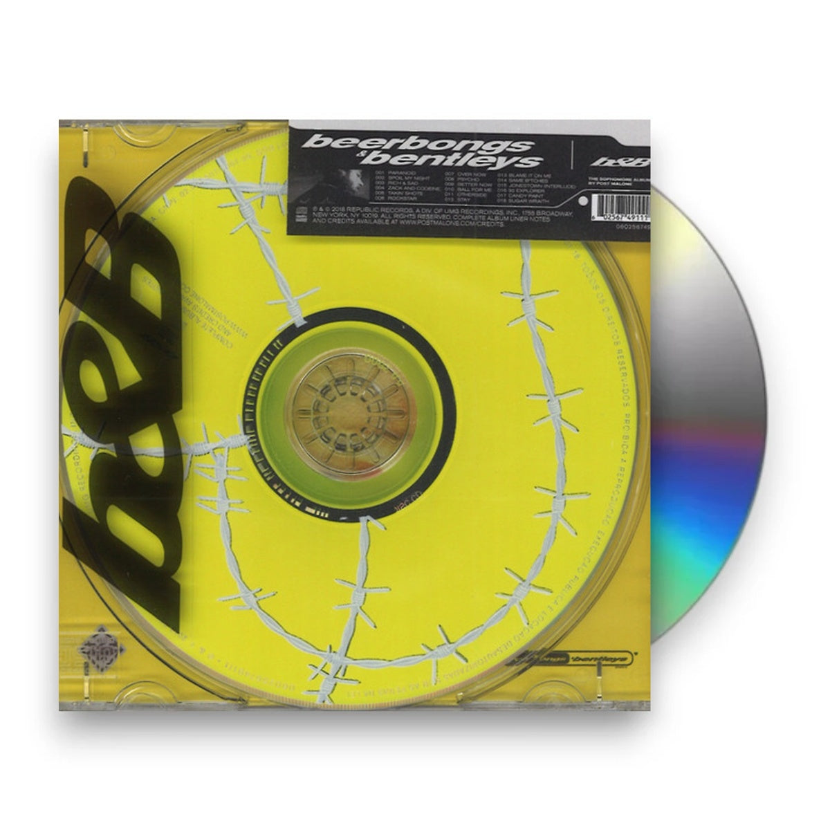 Packshot: Post Malone – Beerbongs & Bentleys (CD) CD | Relix