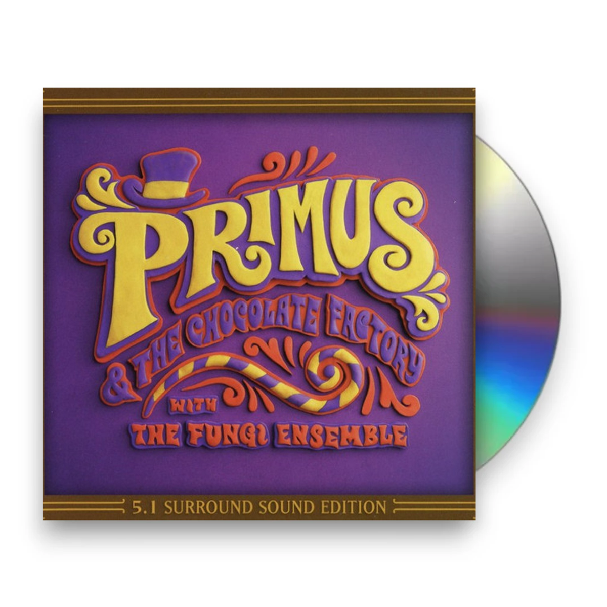 Packshot: Primus – Primus & The Chocolate Factory With The Fungi Ensemble [CD/DVD][5.1 Dolby Surround Sound] CD | Relix