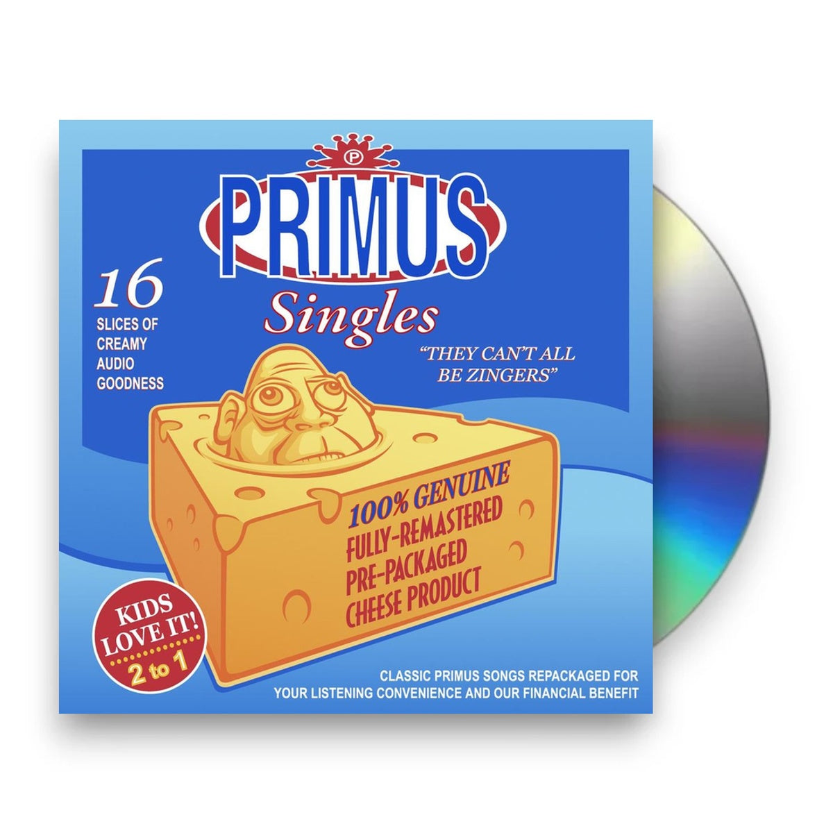 Packshot: Primus – They Can't All Be Zingers: Best of (CD) CD | Relix