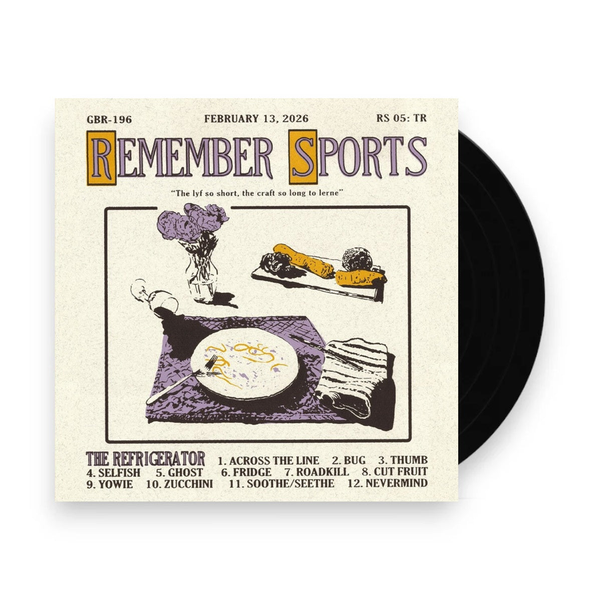 Packshot: Remember Sports – Refrigerator (LP Vinyl) Vinyl LP | Relix