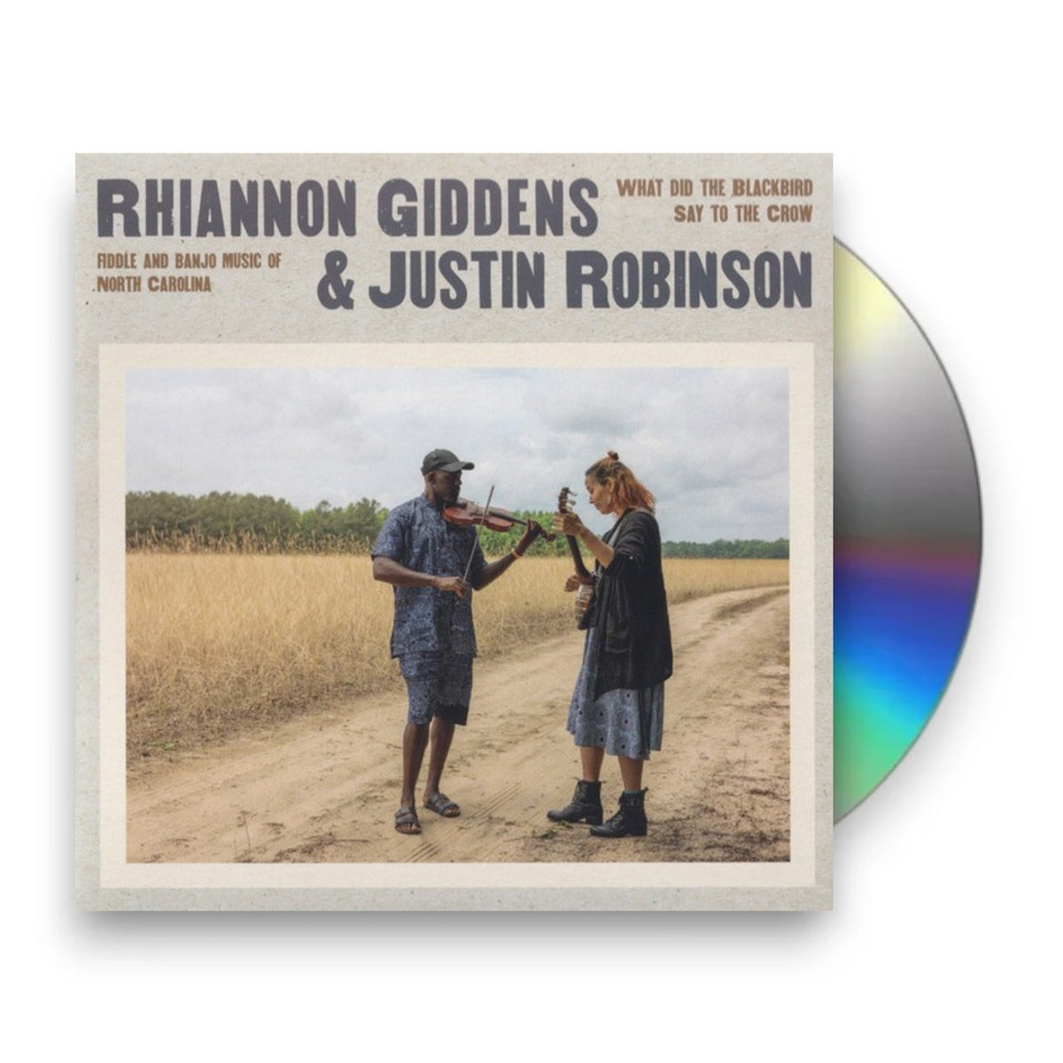 Packshot: Rhiannon Giddens, Justin Robinson – What Did the Blackbird Say to the Crow CD | Relix
