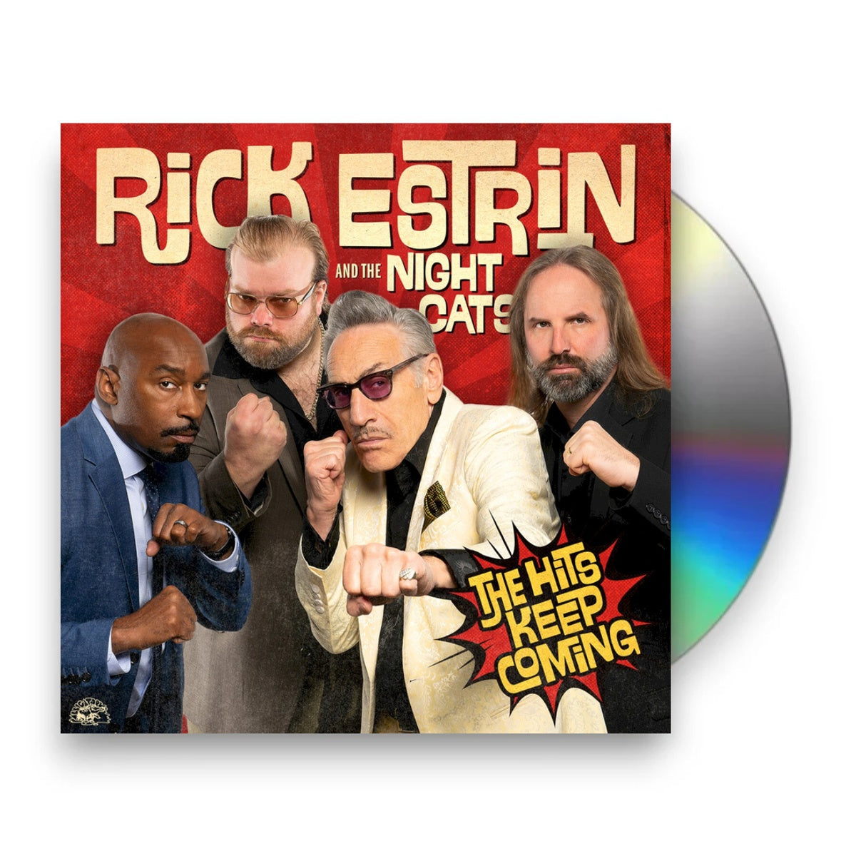 Packshot: Rick Estrin  & The Nightcats – Hits Keep Coming CD | Relix