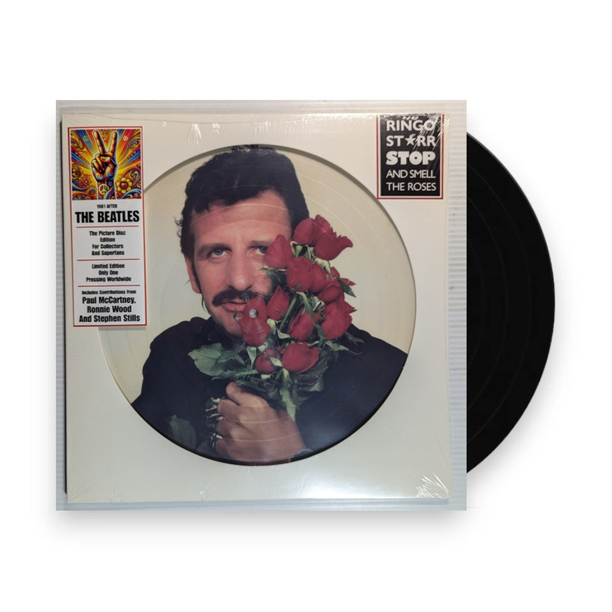 Packshot: Ringo Starr – Stop & Smell The Roses (Limited Edition, Pict, Remastered, Reissue LP Vinyl) Vinyl LP | Relix