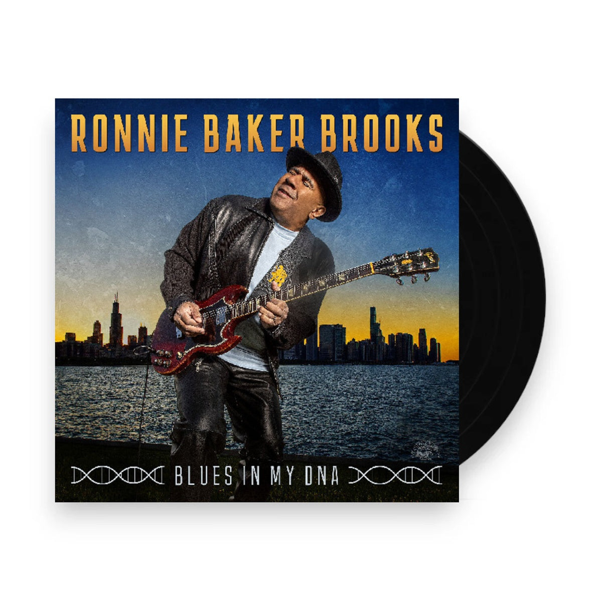 Packshot: Ronnie Baker Brooks – Blues In My DNA (Blue LP Vinyl) Vinyl LP | Relix