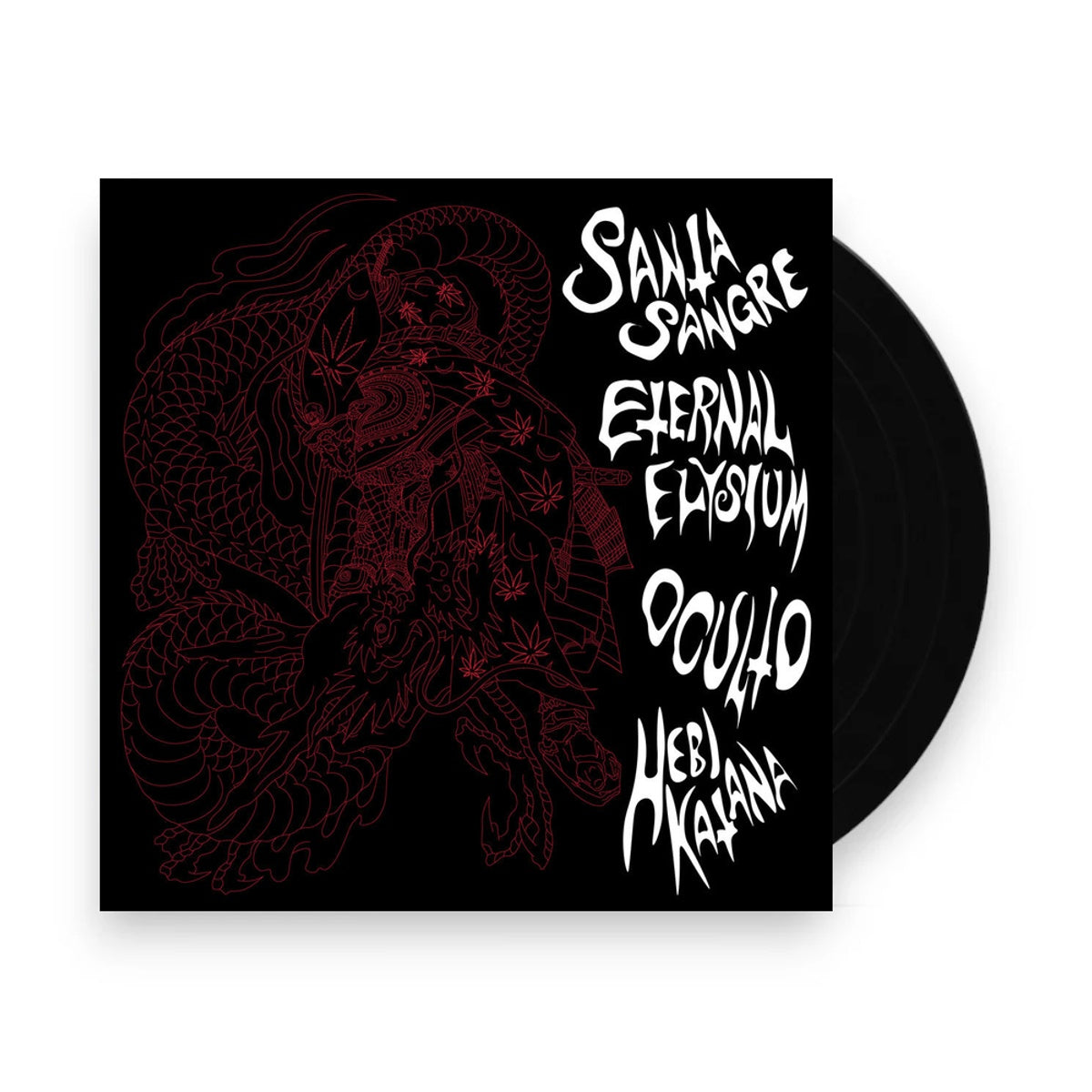 Packshot: Santa Sangre & Eternal Elysium & Oculto – Santa Sangre & Eternal Elysium & Oculto (Colored LP Vinyl) Vinyl LP | Relix