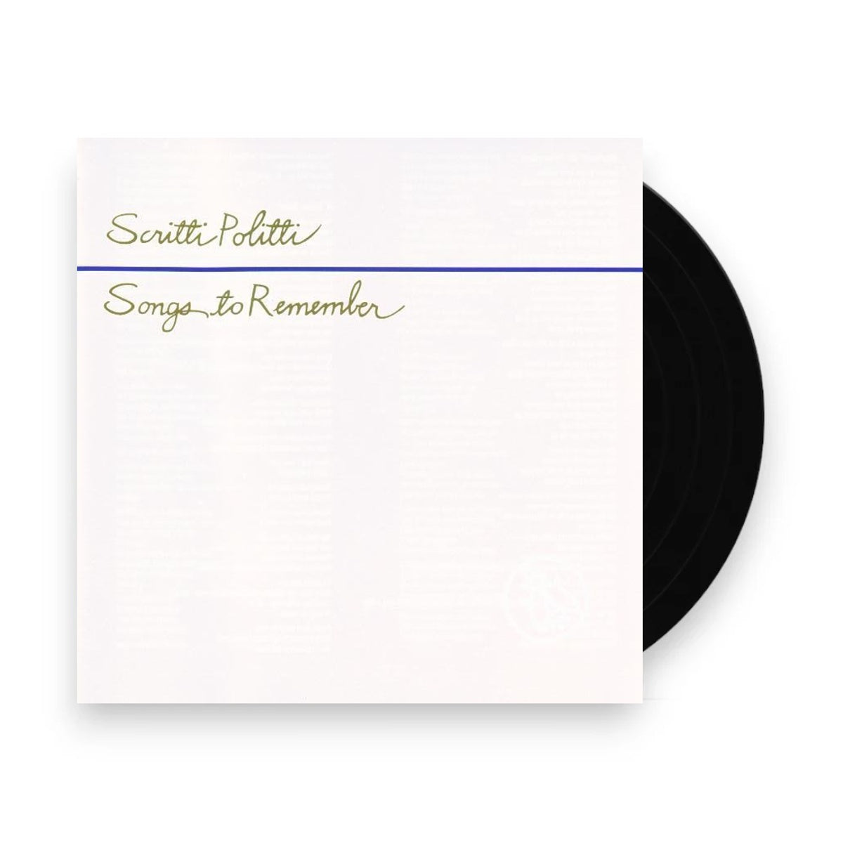 Packshot: Scritti Politti – Songs To Remember Vinyl LP | Relix