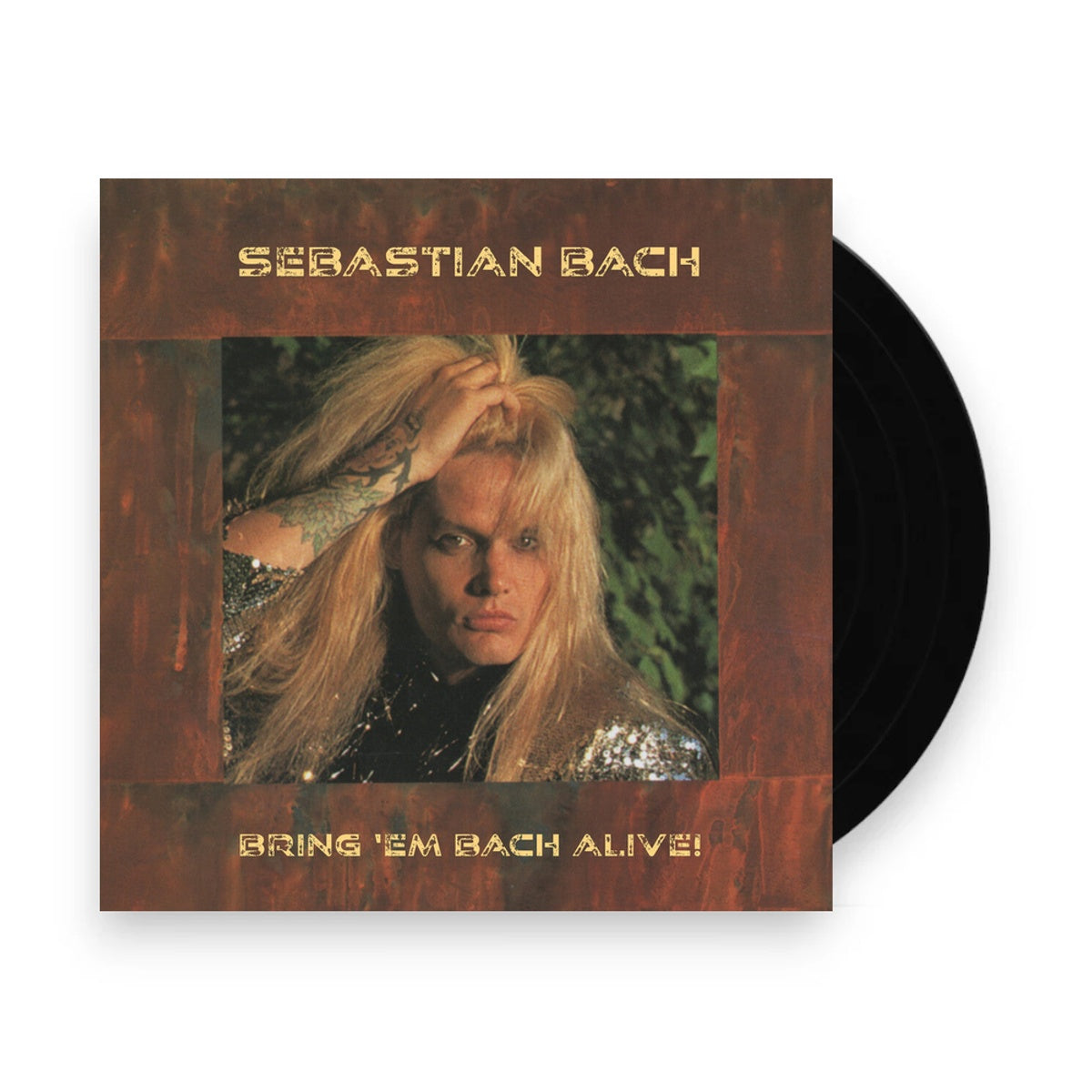 Packshot: Sebastian Bach – Bring 'em Bach Alive: Tokyo 1998 (Clear, Limited Edition LP Vinyl) Vinyl LP | Relix