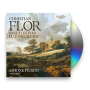Packshot: Simone El Oufir Pierini – Flor: 10 Suites For Harpsichord CD | Relix