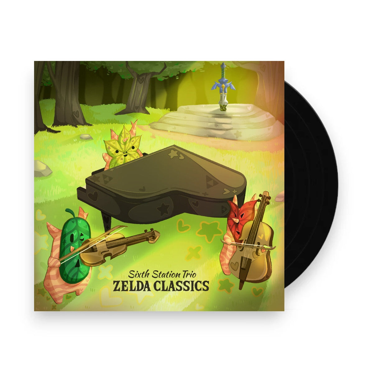 Packshot: Sixth Station Trio (Colv) (Grn) – Zelda Classics - O.S.T. (Colored, Grn LP Vinyl) Vinyl LP | Relix