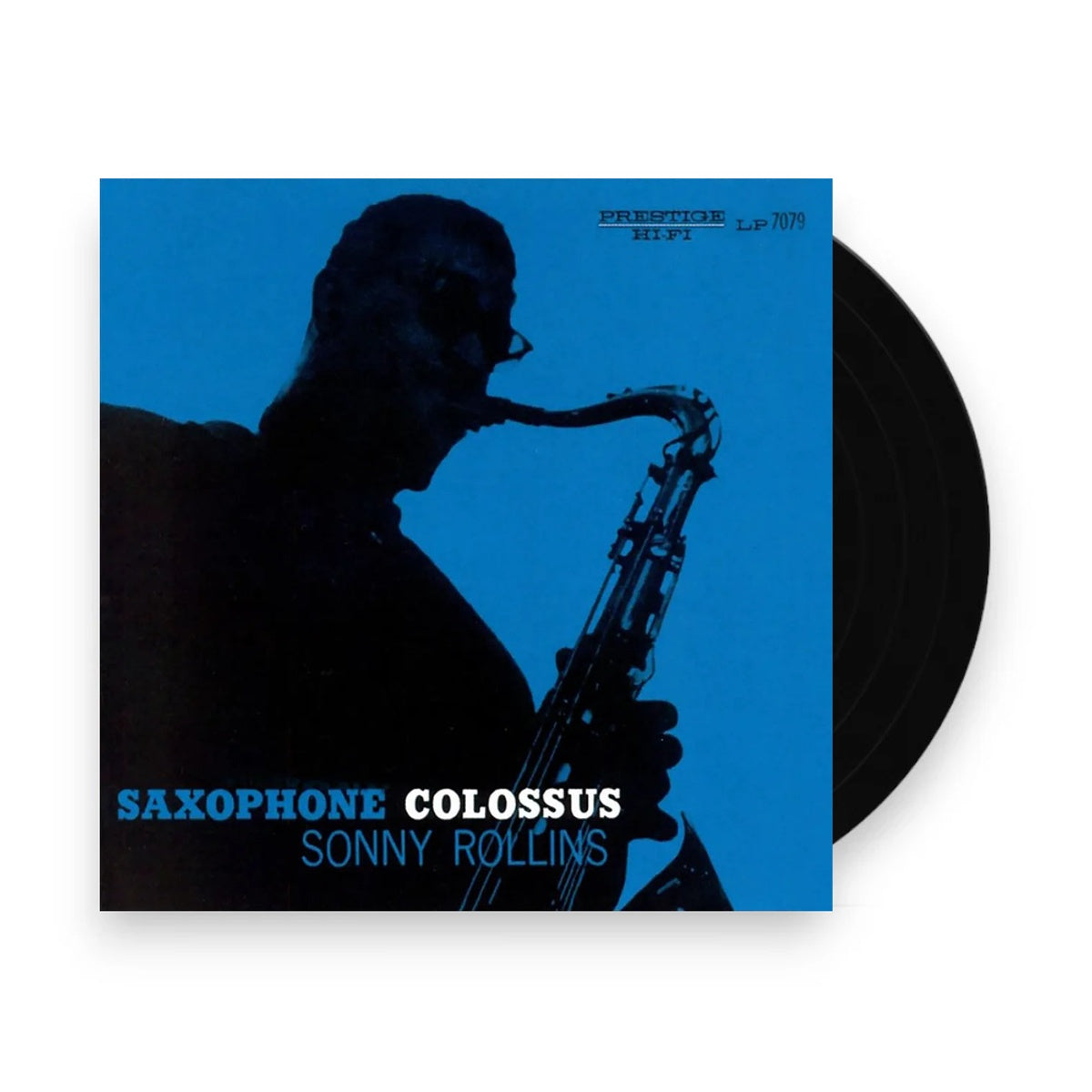 Packshot: Sonny Rollins – Saxophone Colossus - (Clear Blue LP Vinyl) Vinyl LP | Relix