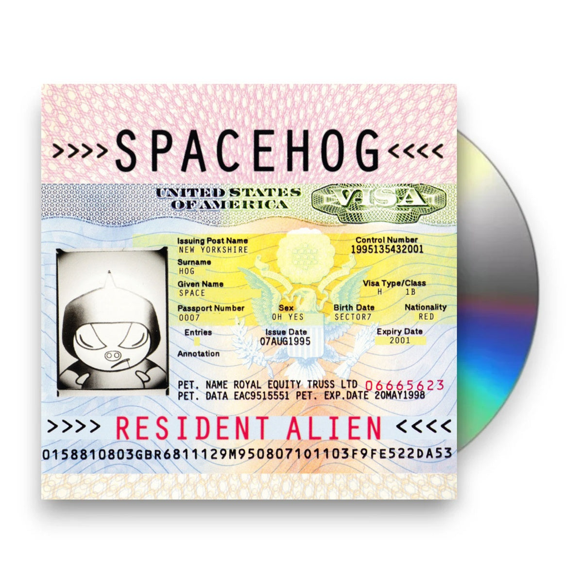 Packshot: Spacehog – Resident Alien CD | Relix